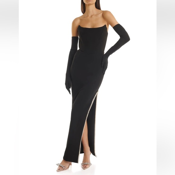 ELIYA ANGELIQUE GOWN BLACK - Picture 2 of 7